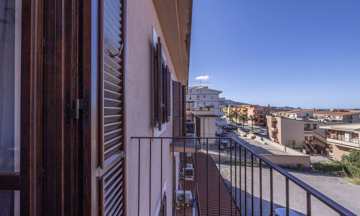 Piraino Apartment | Apartment "In Villa Domenica 2" with Sea View, Balcony & Wi-Fi