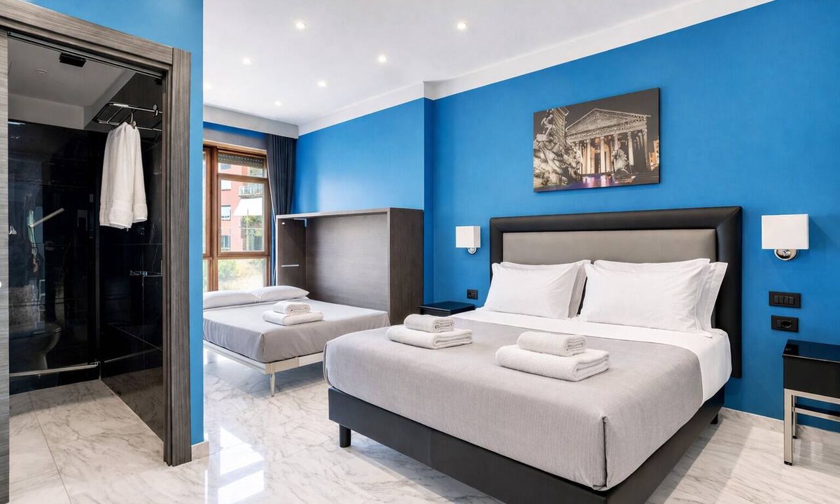 Nomentano Bed & Breakfast | AR ROOMS ROME yellow&Blue Family
