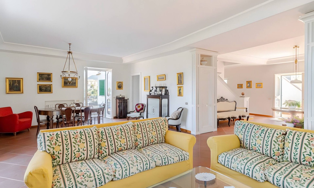 Vico Equense Villa | Holiday Home 'Alexandra' with Sea View, Wi-Fi and Air Conditioning