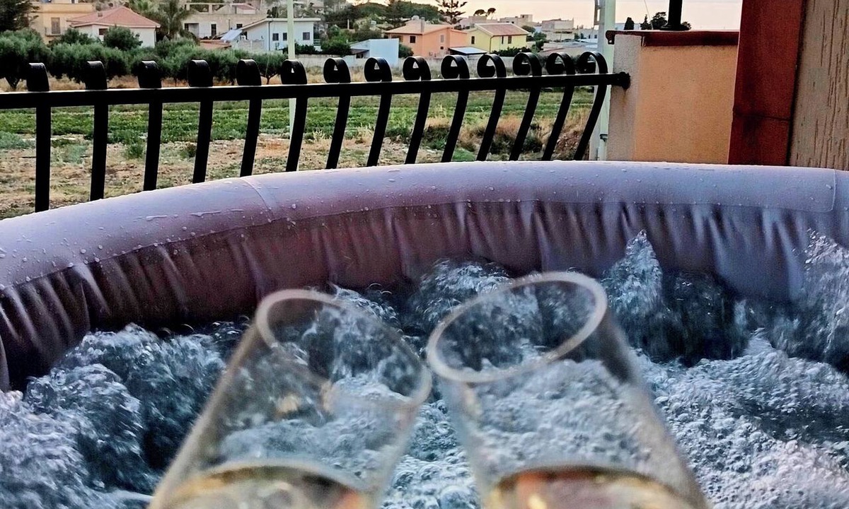 Tonnara di Bonagia Villa | Villa ROSALIA with a Jacuzzi, Barbecue, and Sunset View
