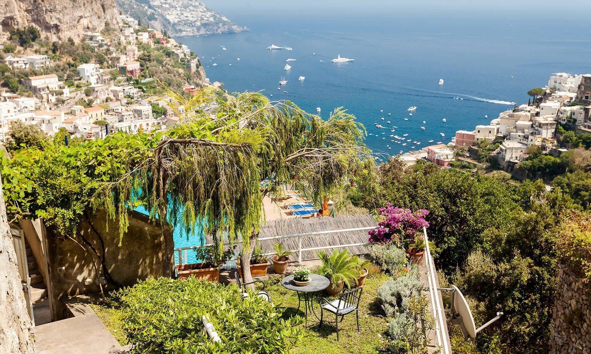 Positano Villa | My Rental Homes - Casa Dorothea with sea view and shared pool and large terrace