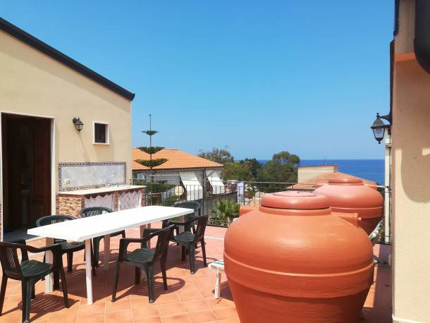 Marina di Caronia House | One bedroom house at Marina di Caronia, 200 m away from the beach with sea view, furnished terrace and wifi
