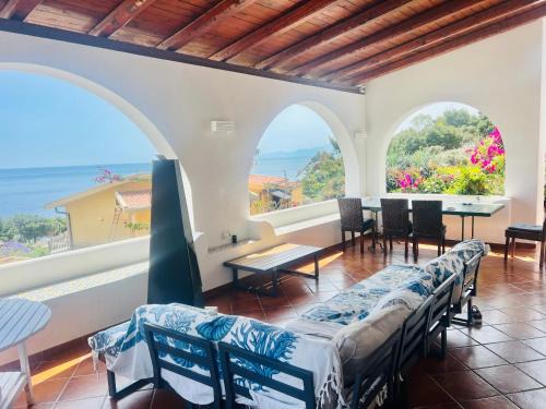 Addaura Villa | Sea View Villa XL Hot Tub