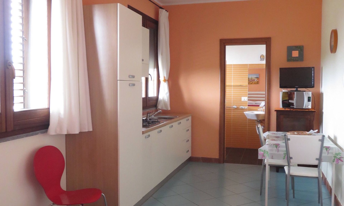 Santa Tecla Apartment | Studio apartment in residence, sea view, swimming pool, parking, wi-fi