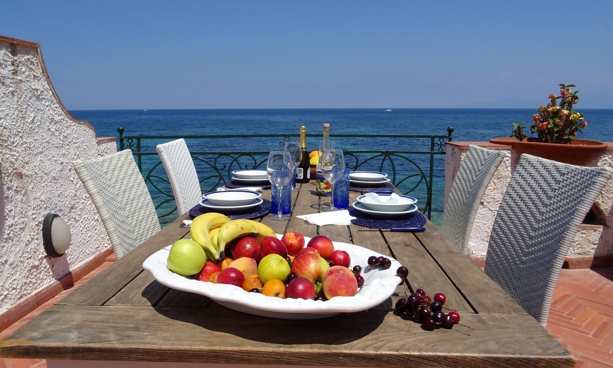 Capo Zafferano Villa | Villa luxurious on the seaside on two floors with ample terrace 12/14 beds