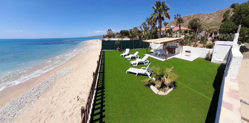 Sciacca Villa | Villa Regina del Mare - Top solarium and garden