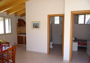 Beautiful centrally located bungalow directly on the sandy beach