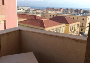 One bedroom appartement with sea view and furnished balcony at Messina 2 km away from the beach