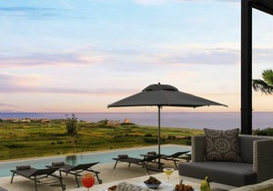 Solange Villa, a beautiful and charming tree-bedroom villa with sea view set in a sumptuous Sici...
