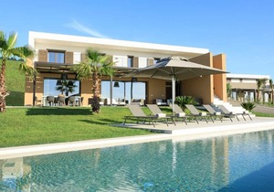 Solange Villa, a beautiful and charming tree-bedroom villa with sea view set in a sumptuous Sici...