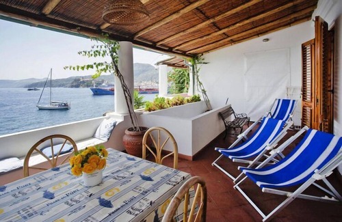 Lipari Apartment | Apartment in Lipari with Stunning Sea View