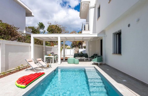 Mondello Villa | Mondello, Villa Blu con piscina
