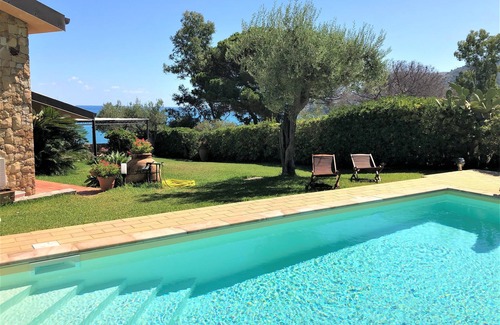 Mazzaforno House | Villa surrounded by greenery, with direct access to the sea, private swimming pool