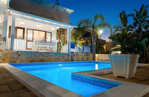 Alcamo Marina Villa | Villa with Pool 150 meters from the sea 10 beds wi fi 3 bedrooms 3 bathrooms or c