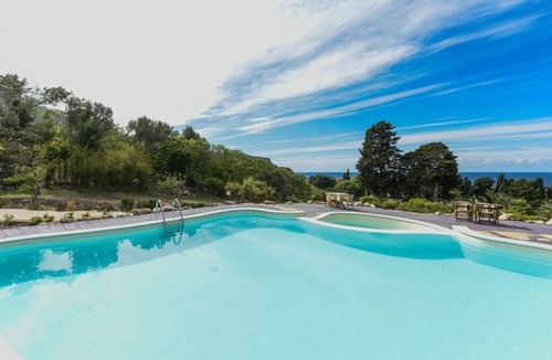 Sant'Andrea Bonagia Villa | Antica Fortezza Villa Fontana - large garden, private pool and maximum privacy