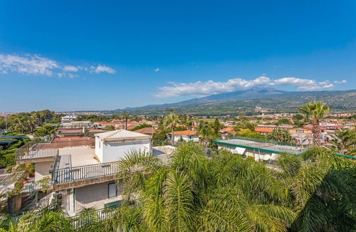 Fondachello Apartment | Apartment 'I Ciottoli Dello Ionio - Apt 3' with Mountain View, Shared Terrace and Balcony