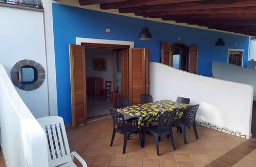 Lipari Apartment | Apartment in Villa "Panarea" with Sea View, Wi-Fi and Air Conditioning