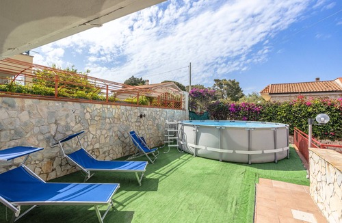 Bagheria House | Apartment 'Villa Cycas' with Sea View, Wi-Fi and Air Conditioning