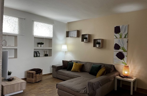 Giarre Apartment | Apartment 'Samia' with Sea View, Balcony and Air Conditioning