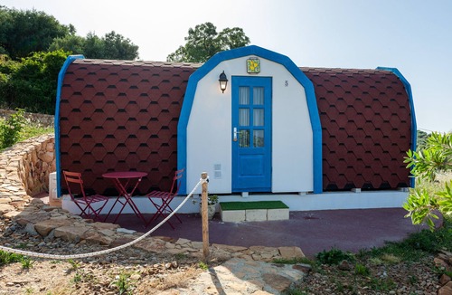 Castel Di Tusa RV Rental | Apartment 'Terreditusa - Bungalow Lavanda' with Sea View, Wi-Fi and Air Conditioning