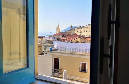 Lipari Historic Centre Apartment | Apartment with sea view.