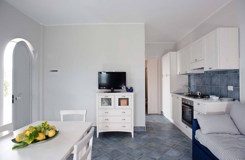 Villammare Apartment | Apartment with terrace. Shared pool. 150 metres from beach