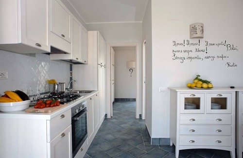 Villammare Apartment | Apartment with terrace. Shared pool. 150 metres from beach