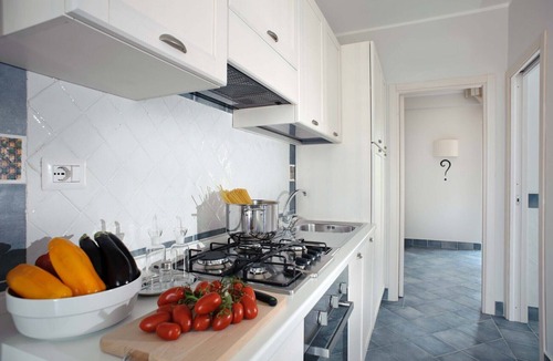 Villammare Apartment | Apartment with terrace. Shared pool. 150 metres from beach