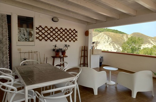 Lido Rossello Apartment | Attic room with terraces facing the sea, close to the beach and Scala dei Turchi