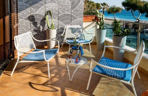 Mazzeo Apartment | Beachfront Apartment by Interhome