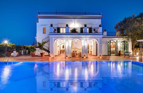 Colli di Fontanelle Villa | Beautiful private villa with A/C, private pool, WIFI, TV, patio, panoramic view, close to Sorrento
