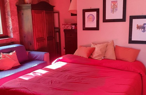 Pollina Villa | Casale Paradiso Art and Sea. Semi-detached stone villa with swimming pool-sea view