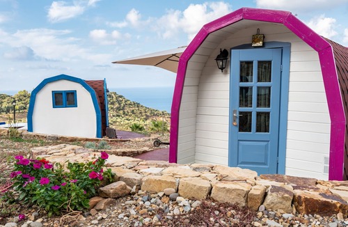 Tusa RV Rental | Chalet "Limone" with Private Pool, Private Terrace & Wi-Fi