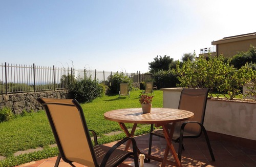 Santa Tecla Apartment | Comfortable apartment with private terrace, swimming pool overlooking the sea