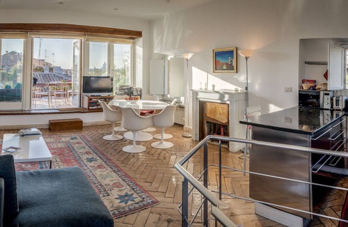 Rione IX Pigna Apartment | Duplex Pantheon Terrace Panoramic Views of San Peter dome, Pantheon and