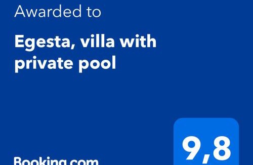 Calatafimi Villa | Egesta, villa with private pool