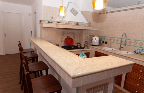 Isola delle Femmine Villa | Entire Apartment in Villa with Pool facing the Beach