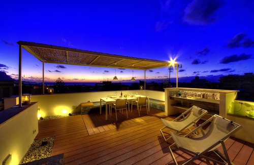 Capaci Apartment | Full of comfort design apartment with a beautiful solarium terrace with sea view