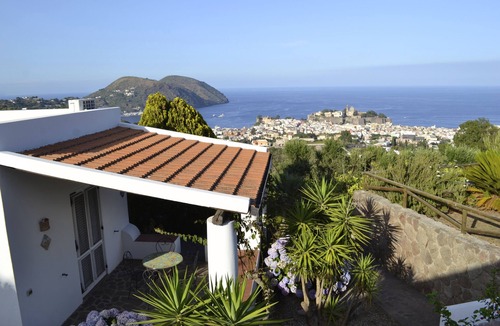 Monte Gallina House | La Chiara panoramic and suggestive house with swimming pool in Lipari