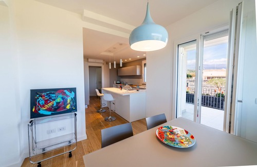 Aci Catena Villa | Luxury, seascape, Etna view, pool, 3 kms from the sea, superior furniture