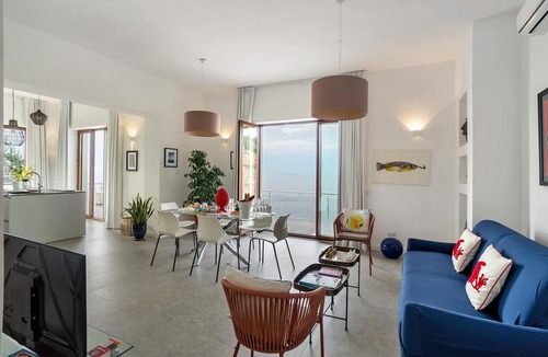 Massa Lubrense Villa | Luxury Villa - La Balena Blu with Pool and Sea View