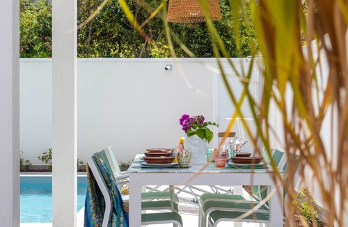 Mondello Villa | Mondello, Villa Blu with swimming pool (7 min from the beach)