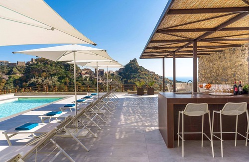 Savoca Villa | My Rental Homes - Villa Zafferano with swimming pool, terrace and sea view.