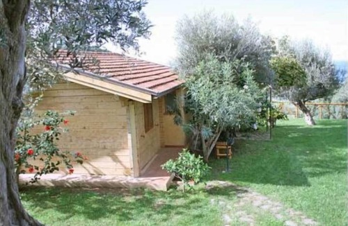 Capri Leone Cabin | OLIVE TREE CHALET: wi-fi garden bbq veranda amazing sea and hills view