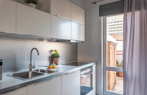 Ruggero Settimo Apartment | Palermo Historic Center Duplex Apartment with Terrace- 2 bed - 3 bath - 2 LR