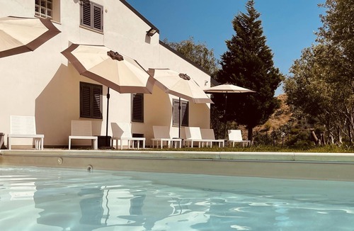 Santa Teresa di Riva Villa | Panoramic Villa, surrounded by greenery with private swimming pool