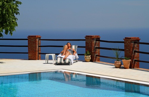 Castelmola Villa | Pool villa in peaceful location. Breathtaking views of sea, Mt. Etna & Taormina