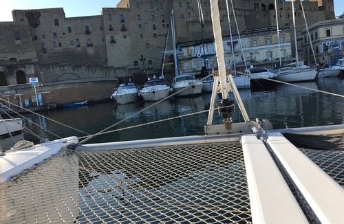 Borgo-Sanzio Boat Rental | Resort on board on Catamaran "Miragua" - in Catania (Duomo/Ex Dogana/Pescheria)