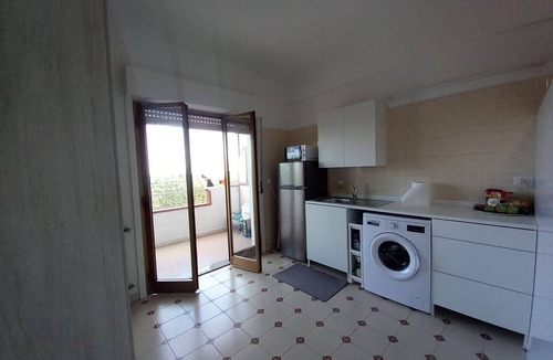Pace del Mela Apartment | Room 'Salina' with Sea View, Wi-Fi and Air Conditioning