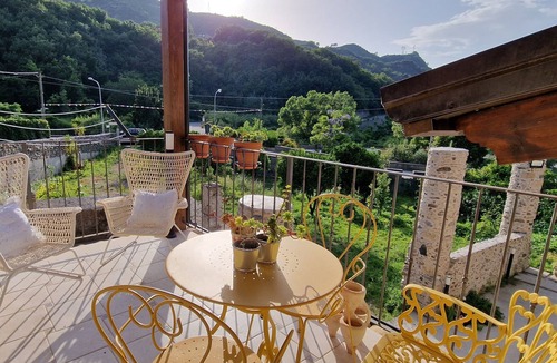 Rometta House | Rural house with large garden and vegetable garden in the mountains